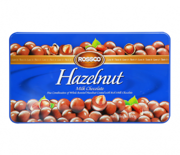 Kẹo sô cô la sữa Hazelnut Rossco hộp 180g