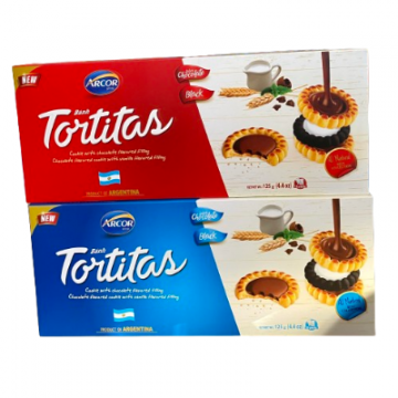 Bánh Quy nhân Chocolate Arcor Totitas hộp 125G