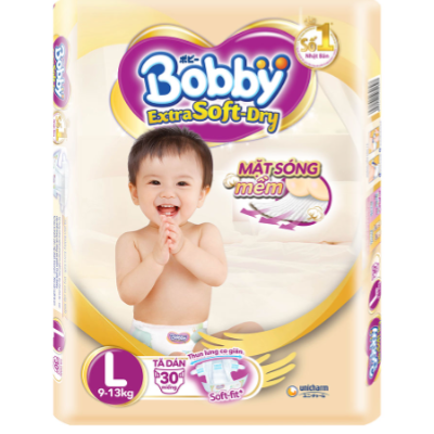 Tã dán Bobby Extra L 30 miếng