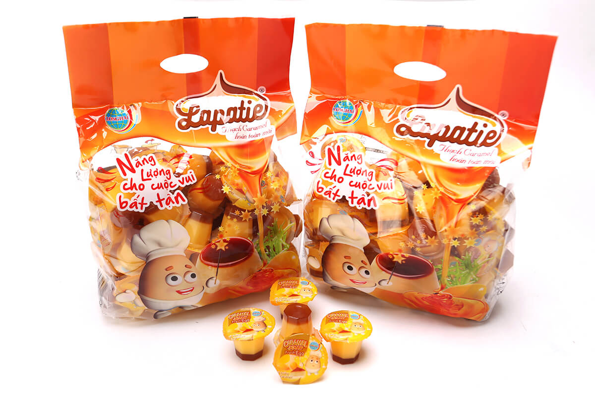 Rau Câu Lapatie Vị Caramel 400g