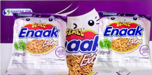 Mì Ăn Sống Trẻ Em Enaak vị Hành Tây và Kem (24 gói x 30g)