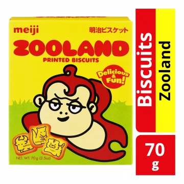 Bánh ăn dặm Meiji Zooland Biscuit 70g