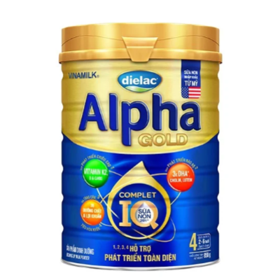 Dielac Alpha Gold 4 (850g) từ 2 - 6 tuổi