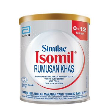 Sữa Abbott Similac Isomil Rumusan Khas (0-12 tháng) lon 400g