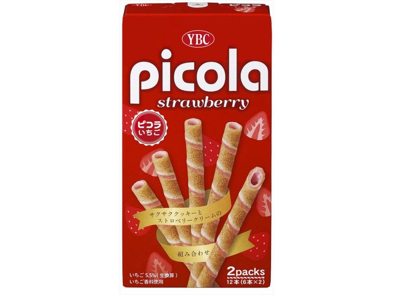 BÁNH QUY KEM DÂU YBC PICOLA ( 59g x 2 gói )