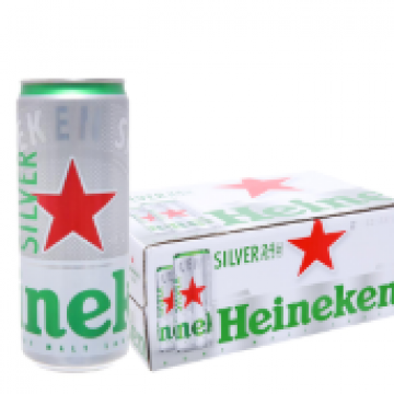 Bia Heineken Silver Lon Cao 330ml ( thùng 24 Lon)