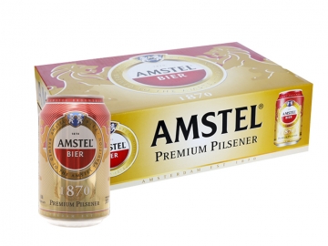 Bia Amstel Lon 330ml ( thùng 24 lon )