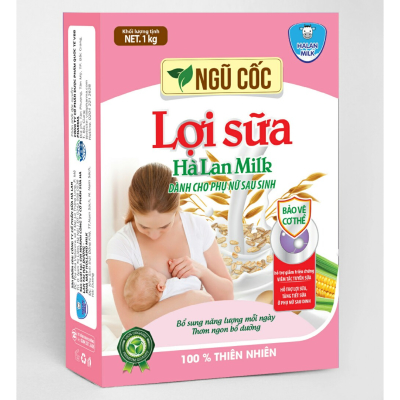 Ngũ cốc Lợi Sữa HalanMilk (dành cho phụ nữ sau sinh) hộp 1kg