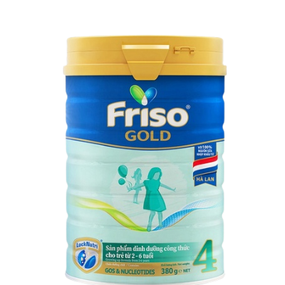 Friso Gold 4 (900g) từ 2- 4 tuổi.