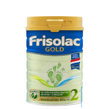 Frisolac Gold 2 (900g) từ 6 - 12 tháng tuổi