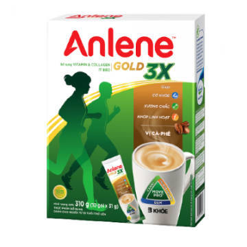Sữa Bột Anlene 3X Cà Phê Hộp 440g