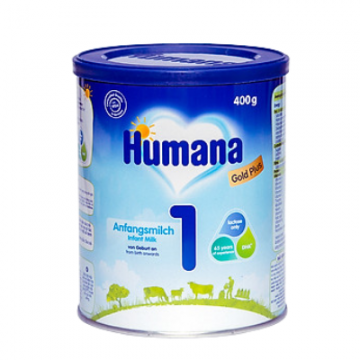Sữa Humana Gold số 1, 0-6 tháng 400g