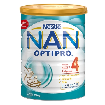Sữa Bột Nestle NAN Optipro 4 (900g) (Mẫu Mới) cho trẻ từ 2-6 tuổi