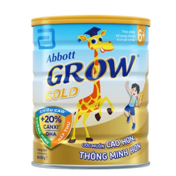 Sữa Bột Abbott Grow Gold 6+ lon 900g