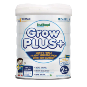 Sữa Nuti Grow Plus Trắng 850G (trẻ 2 tuổi trở lên)