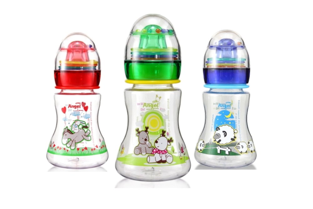 Bình sữa Angel có vòng đồ chơi 150ml