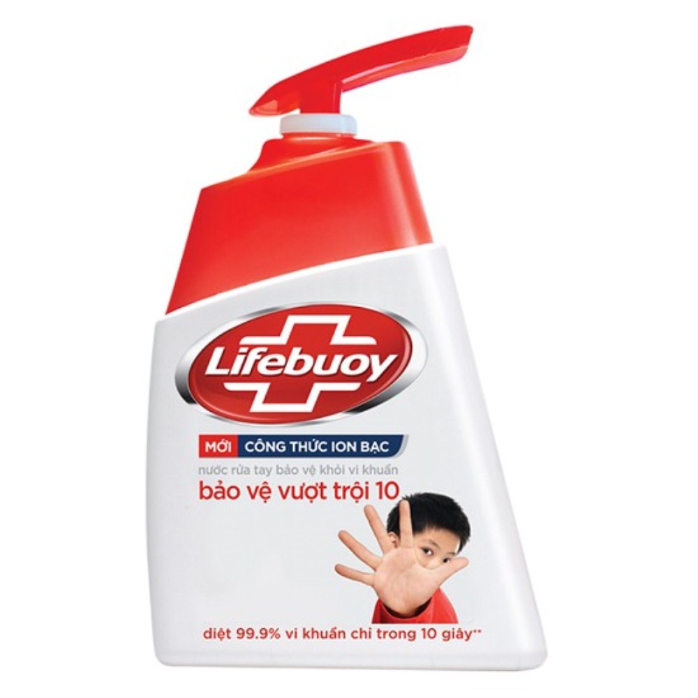 Nước Rửa Tay Lifebuoy đỏ 180g