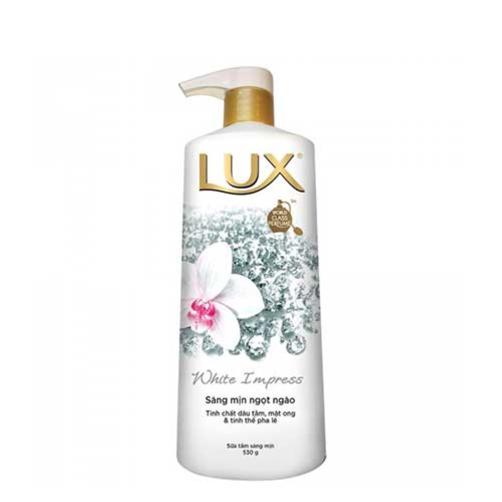 Sữa tắm sáng mịn ngọt ngào Lux White Impress 530g