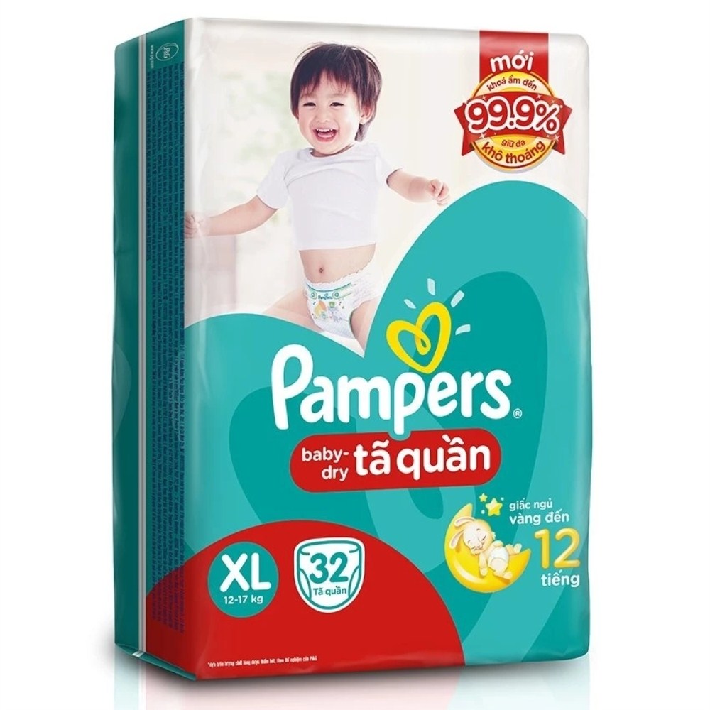 Tã quần Pampers XL 32 miếng