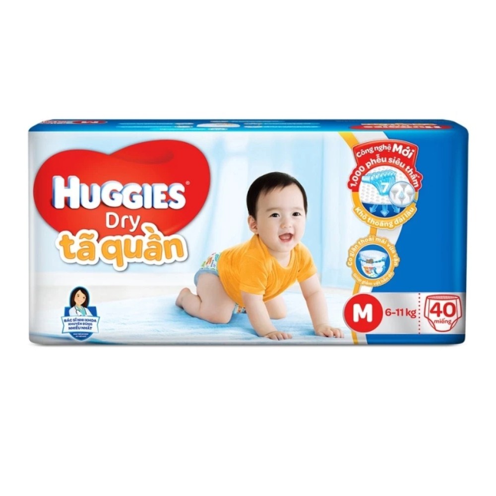 Tã quần Huggies M 40 miếng