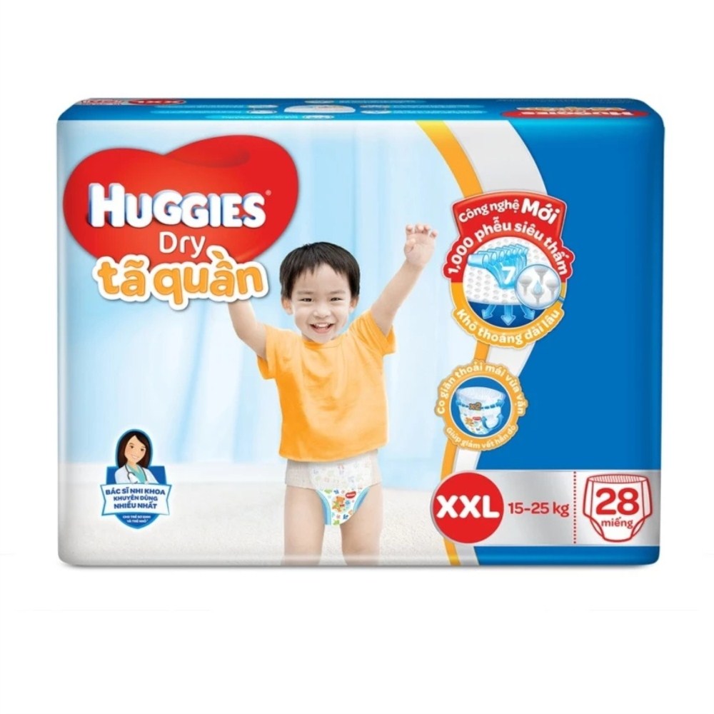 Tã quần Huggies XXL 28 miếng