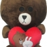Gấu bông Brown ôm tim cỡ trung