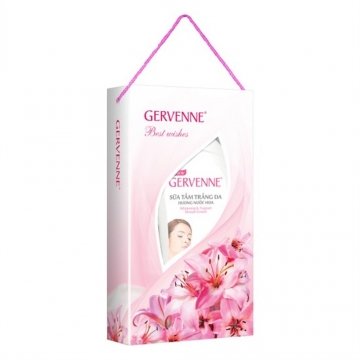 Hộp sữa tắm Gervenne hương hoa Lily hồng (900g)