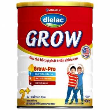 Dielac Grow 2+ đỏ (900g) từ 2 - 10 tuổi