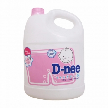 Dung dịch giặt xả quần áo D-nee Hồng Honey Star chai 3 lít