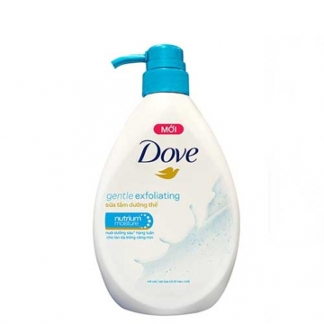 Sữa tắm dưỡng thể Dove Gentle Exfoliating 530g kèm quà