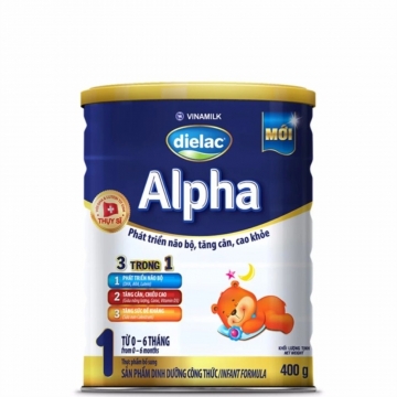 Dielac Alpha 1 (400g) từ 0 - 6 tháng tuổi