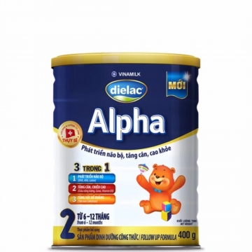 Dielac Alpha 2 (400g) từ 6 - 12 tháng tuổi