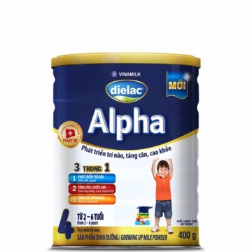 Dielac Alpha 4 (400g) từ 2 - 6 tuổi