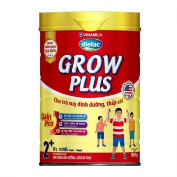 Dielac Grow Plus 2+ (900g) từ 2 - 10 tuổi kèm quà