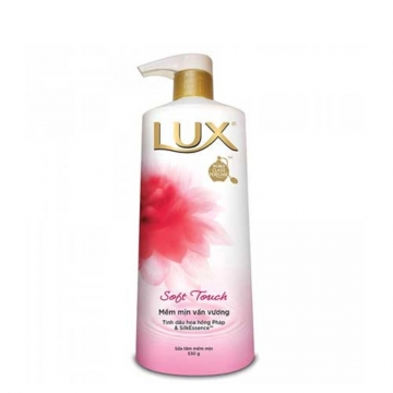 Sữa tắm tinh dầu hoa hồng Lux Soft Touch 530g