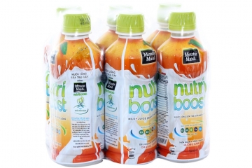 Nước uống sữa trái cây cam Nutri Boost 297ml x 6 chai