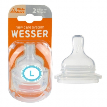 Núm vú silicon Wesser cổ rộng size L