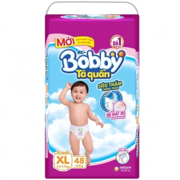 Tã quần Bobby XL 48 miếng