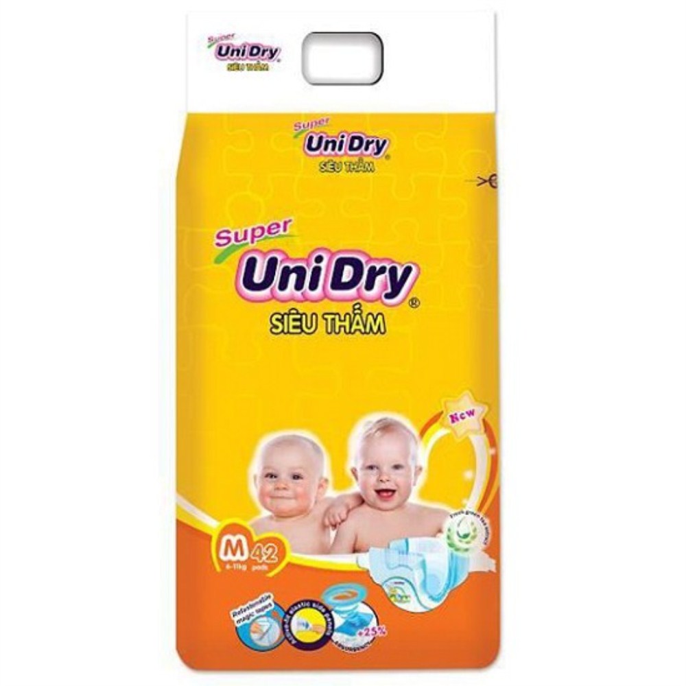 Tã dán Super UniDry M 43 miếng