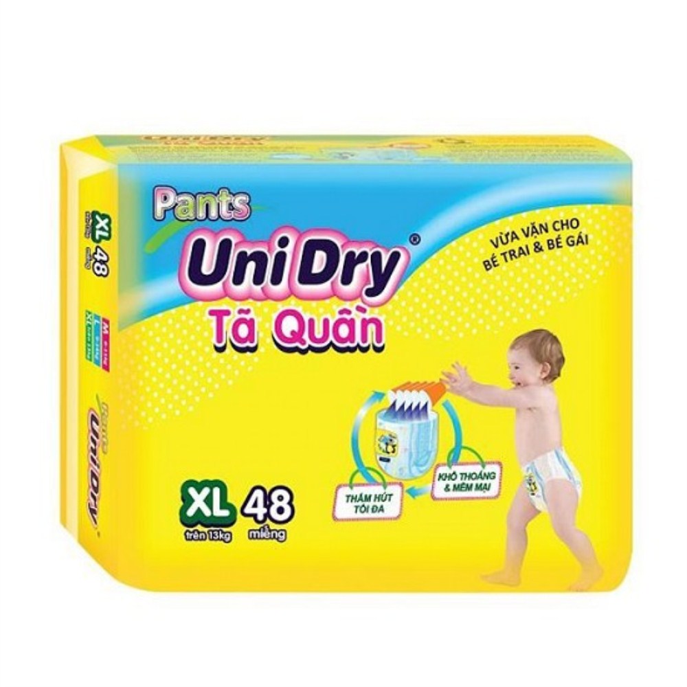 Tã quần Pants UniDry XL 48 miếng