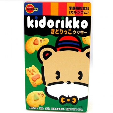Bánh quy ăn dặm hình thú Nhật Bản KidoRikko 55g