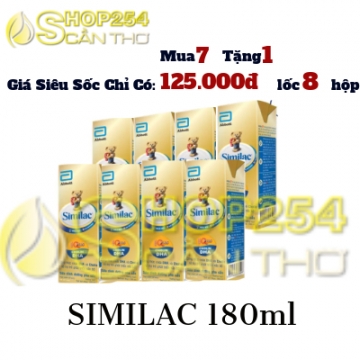 Sữa nước Similac Eye-Q 4 (HMO) 180ml ( lốc 8 hộp ) Khuyến mãi 7 hộp tặng 1 hộp