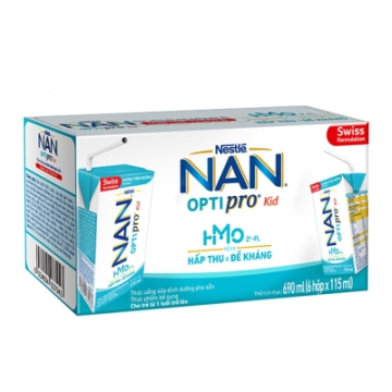 Sữa nước Nestlé NAN Optipro Kid 115ml (lốc 6 hộp)