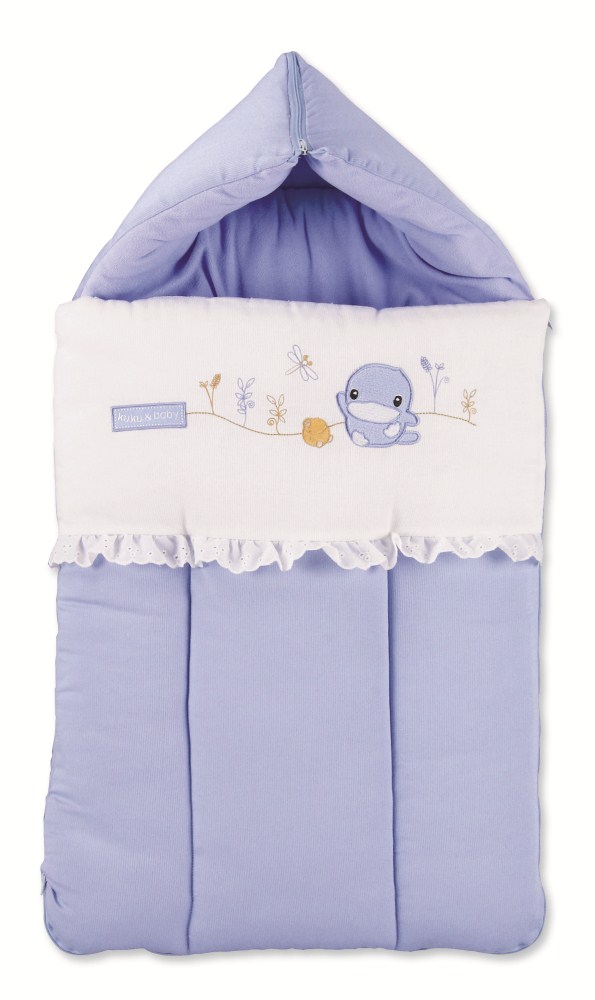 Túi ngủ cho bé KuKu màu xanh