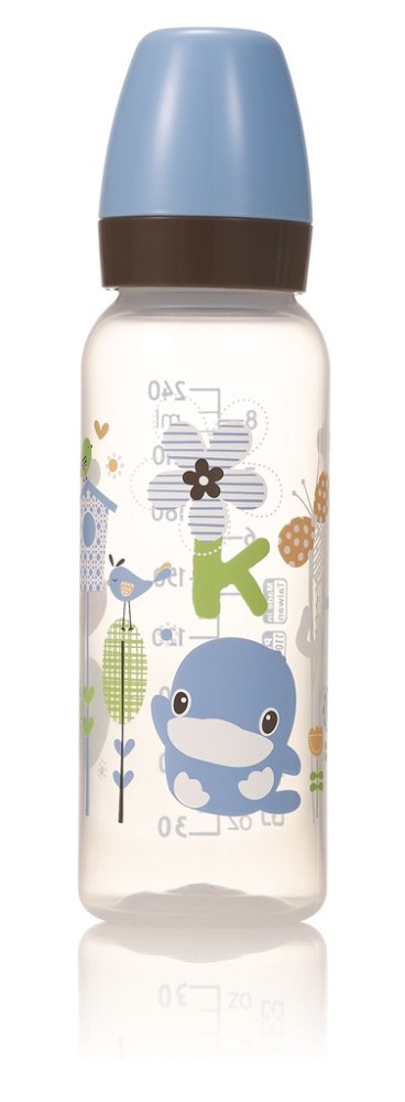 Bình uống nước nhựa PP KuKu màu xanh