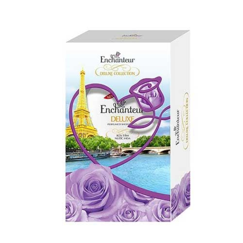 Hộp quà sữa tắm Enchanteur Sensation 650g