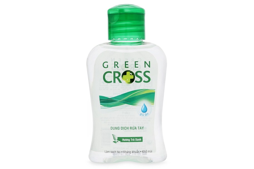 Dung dịch rửa tay Green Cross hương trà xanh 100ml