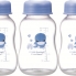 Bộ set 3 bình trữ sữa KuKu nhựa PP 150ml / bình