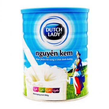 Dutch Lady Nguyên Kem Lon 900g