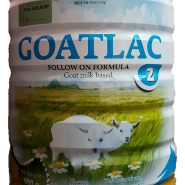 Sữa Dê Goatlac 2 loại 800g ( Từ 6 – 12 tháng)